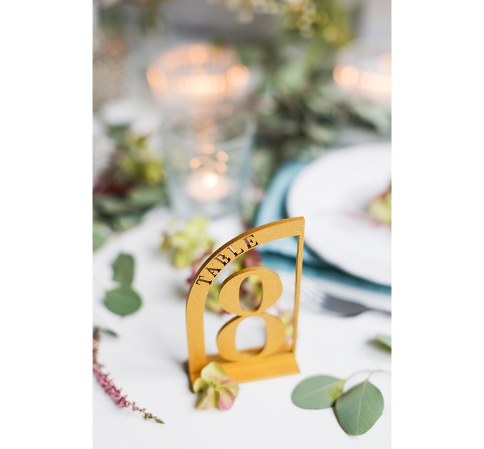 Modern table numbers, Wood unique table numbers, wood restaurant decor, reception boho arch, engagement centerpiece, Rustic Table Numbers