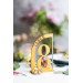 Modern table numbers, Wood unique table numbers, wood restaurant decor, reception boho arch, engagement centerpiece, Rustic Table Numbers