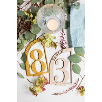 Modern table numbers, Wood unique table numbers, wood restaurant decor, reception boho arch, engagement centerpiece, Rustic Table Numbers