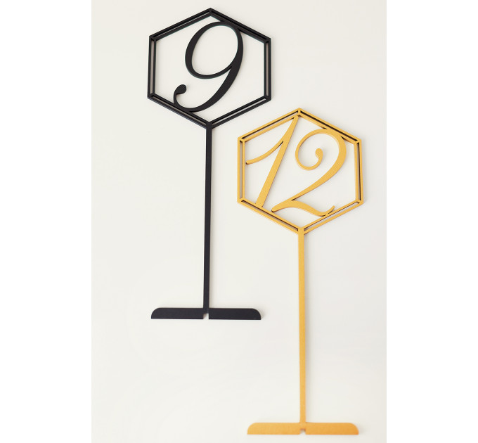 Wedding Table Numbers, Wooden table numbers, Rustic Wedding Centerpieces and Decor, Geometric Wedding Decor
