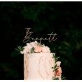 Personalized cake topper wedding, wood cake decoration, name cake topper, anniversary party decor, military wedding cake topper