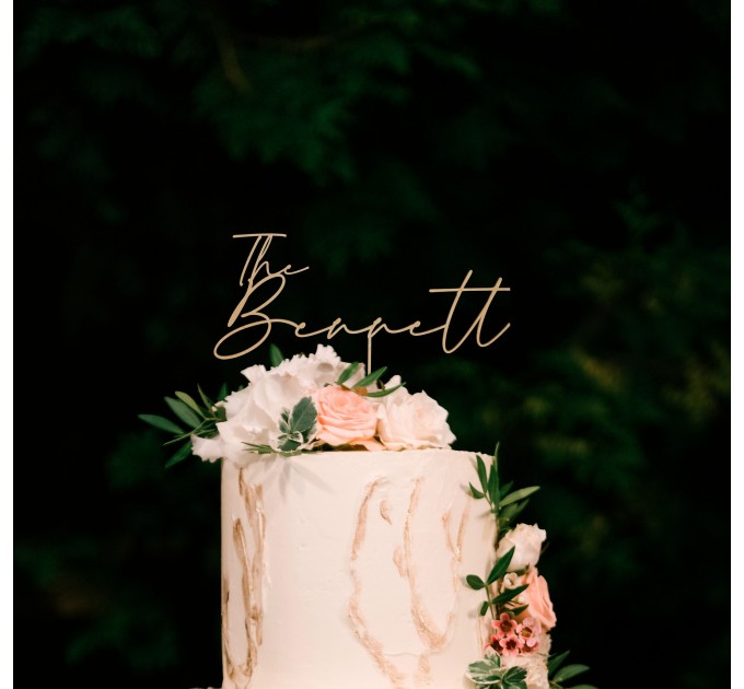 Wooden cake toppers deals