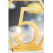 Table Numbers Hexagon table numbers Wedding Table Numbers Gold table numbers Table decoration Numbers with base Wood table numbers