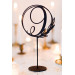 Wedding Table Numbers With Stand, Circle Frosted Table Numbers, Custom Wooden Table Numbers, Wedding Decor, Wedding Table Sign