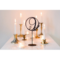 Wedding Table Numbers With Stand, Circle Frosted Table Numbers, Custom Wooden Table Numbers, Wedding Decor, Wedding Table Sign