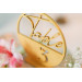 Round wooden table numbers