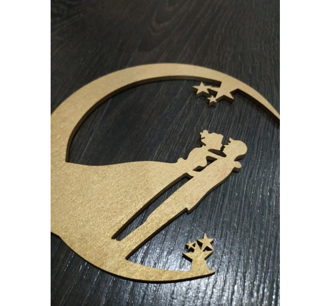 Rustic Wedding Cake Topper Silhouette Cake topper