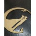Rustic Wedding Cake Topper Silhouette Cake topper