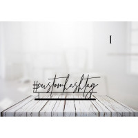 Wedding Hashtag sign