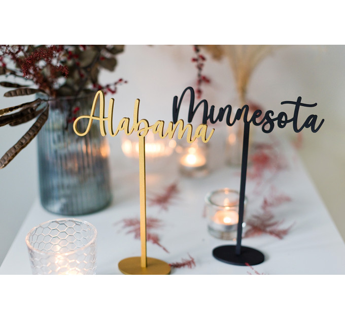 Custom Table Numbers