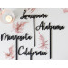 Custom Table Numbers
