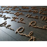 Wedding place card
