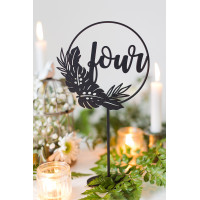 Tropical Table Numbers, Beach Wedding Decor, Tropical centerpieces, Table Numbers Wedding, Wedding Centerpieces, Tropical hawaiian Decor