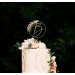 Floral wedding cake topper
