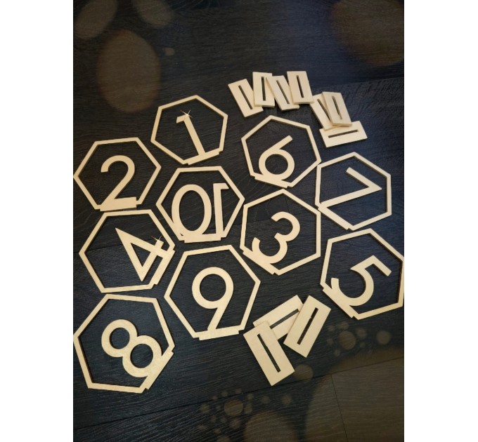 Geometric Table Numbers