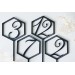 Wooden Table Numbers, rustic table signs wedding, hexagon table number, table number wedding, wedding decor, wedding table decor ideas,