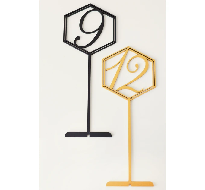 Wedding Table Numbers, Wooden table numbers, Rustic Wedding Centerpieces and Decor, Geometric Wedding Decor